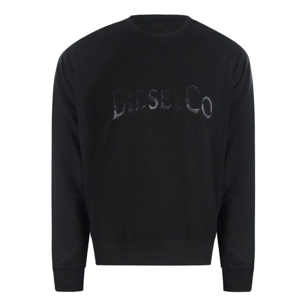 Diesel Mens Monotone Logo Sweatshirt / Black